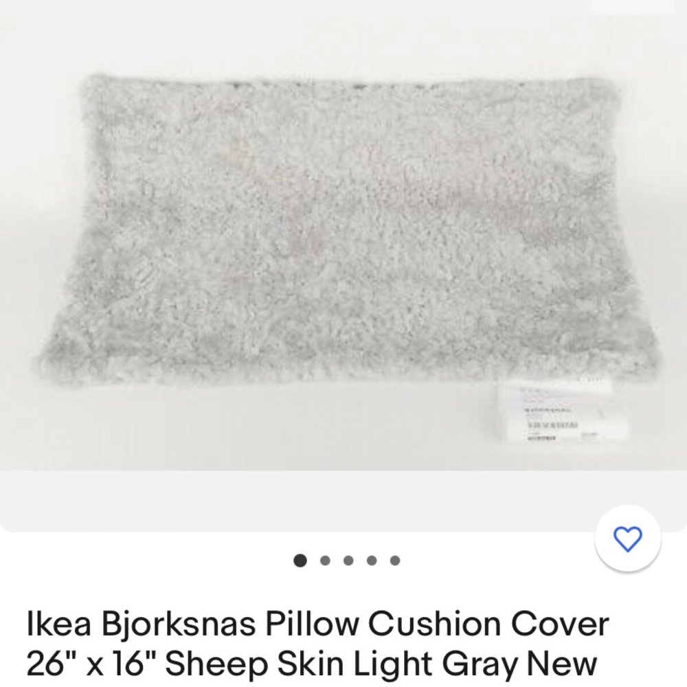 Gray single pillow case 65x40 cm (26x16”)